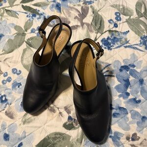 Naturalizer Black Slingback Heels